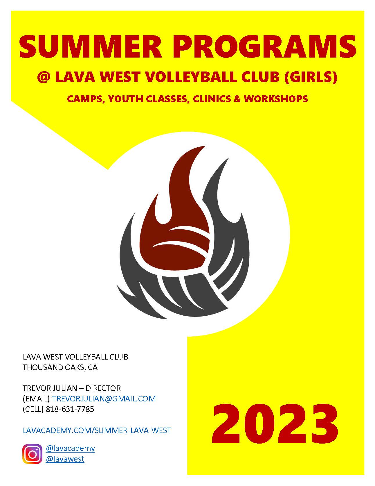 Program Guide - Summer 2023 - Lava West - 01 cover